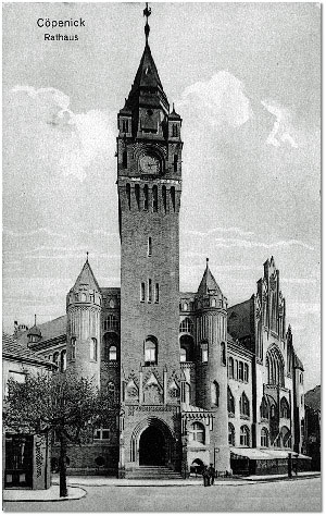 Rathaus Köpenick um 1900