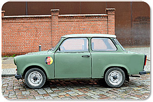 Vehicle (Trabant) of the border troops of the GDR