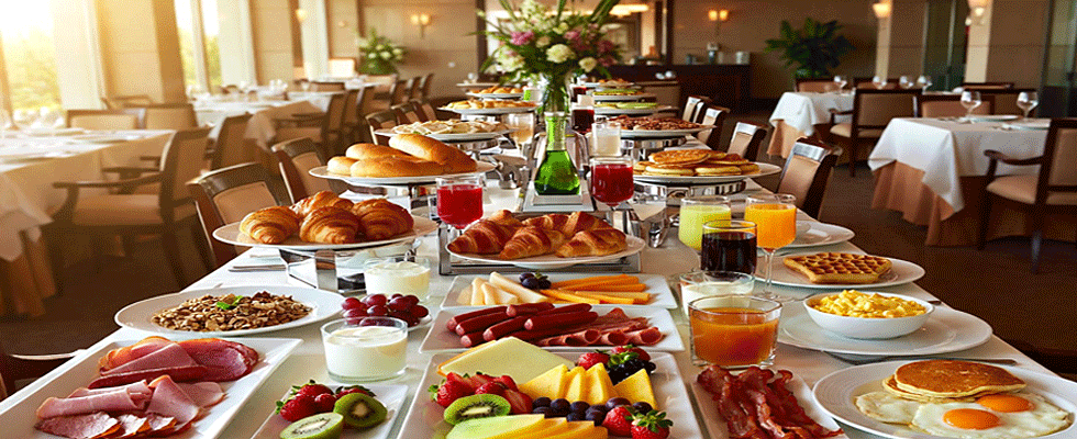 Hotel in Berlin mit reichhaltigem Frühstücksbuffet Frühstücksbuffet