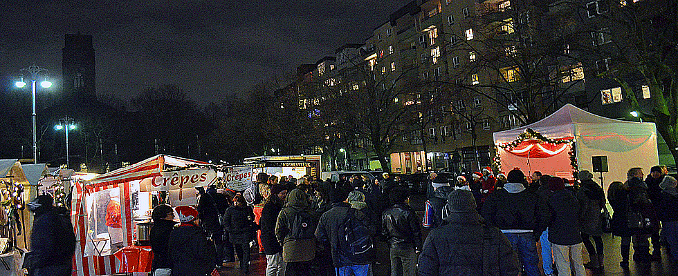 Weihnachtsmarkt am Winterfeldtplatz in Berlin
